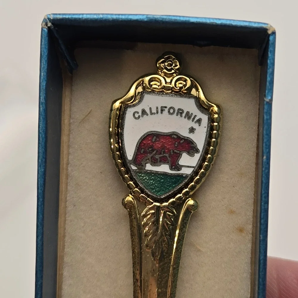 Unbranded 4pc Vintage California Souvenir Spoon Set Travel Collectible Aesthetic